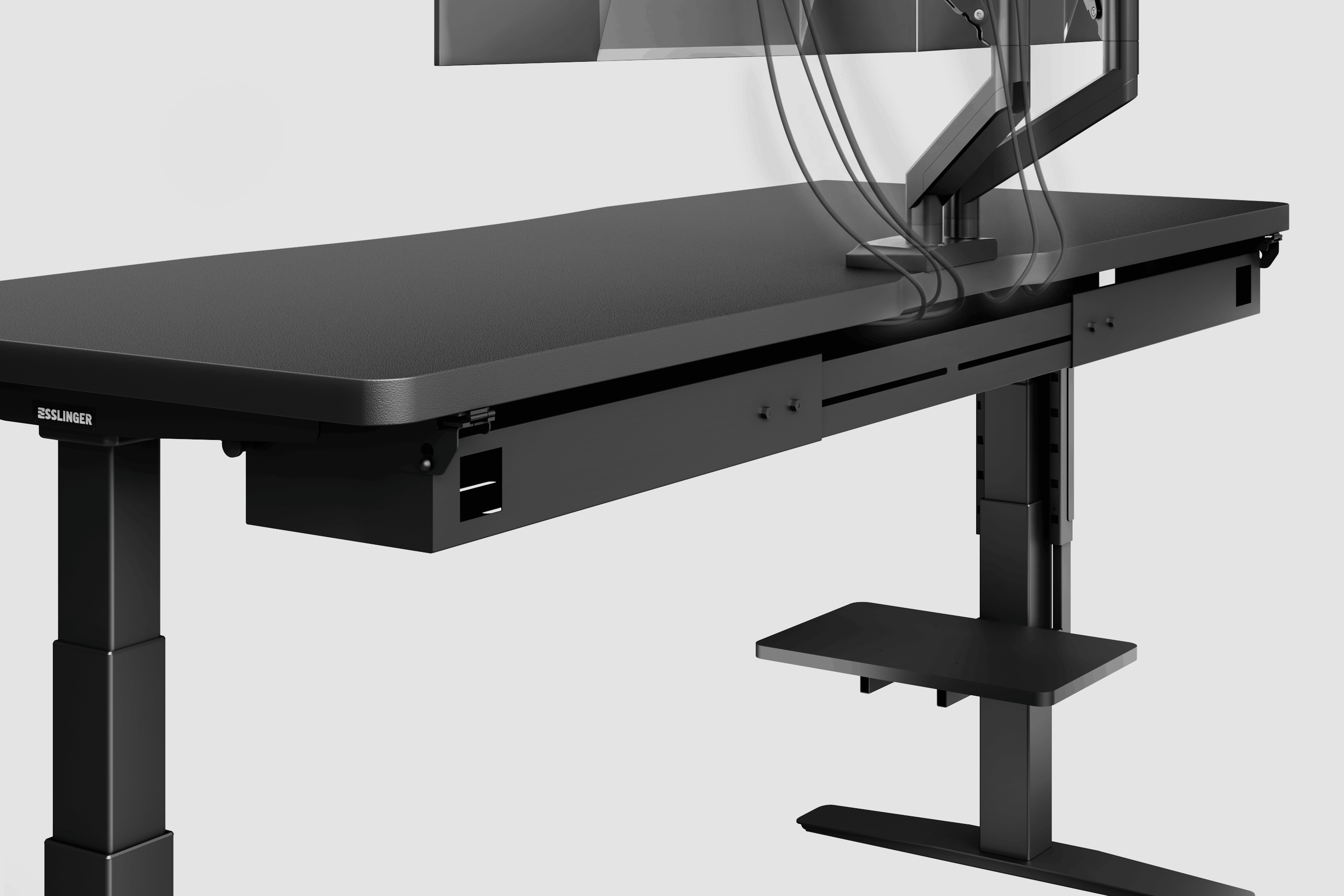 Esslinger Kabelmanagement als Standard